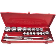 Набор 12 гр. головок и аксессуаров 3/4" 21 пр. AmPro 113358B