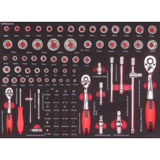 Набір інструменту 1/4" 3/8" 1/2" 91 од. ShiningBerg 11501