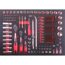 Набір інструменту 1/4" 3/8" 1/2" 136 од. ShiningBerg 11907