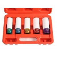 Набір головок 1/2" з пластмасовою вставкою 5 пр. AmPro dn-e1085