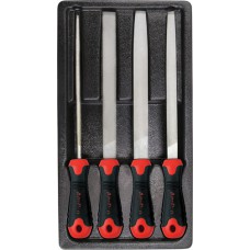 Набор напильников 8" 4 пр. AmPro T18400