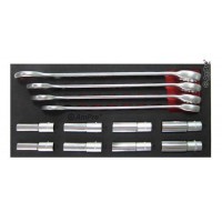 Набір ключів комбінованих та головок 1/2" 12 пр. AmPro T40198