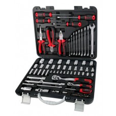 Набір головок та аксесуарів 1/4" та 1/2" 87 пр. AmPro T46181