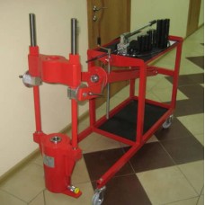 Пресс мобильный для выпрессовки шкворней 73 т с пневмонасосом Fuchs FP65 S