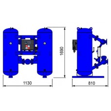 Осушитель адсорбционный Omi HL275PRO -40 °C, 08U.0275BG.0