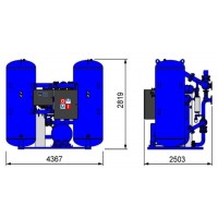 Осушитель адсорбционный Omi HB14900, 08V.A149BG.0