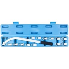 Ключ накидной удлиненный изогнутый с насадками 15 пр. 101850B