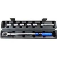 Ключ динамометрический 1/2" 40-220 Nm с набором торцевых головок 114196NK2