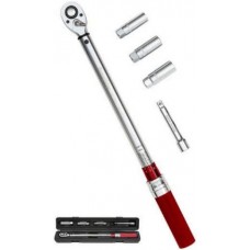 Ключ динамометричний 1/2" 70-400 Nm з набором торцевих головок 114196QK