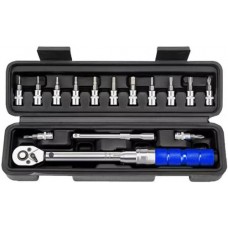 Ключ динамометричний 1/4" 2-24 Nm з бітами та подовжувачем 114196TK1