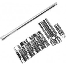 Набір 9 шт. 3/8" головки для свічок запалювання з приводом SAE і метричної системи 117734