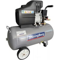 Компрессор поршневой 50 л (140 л/мин) 220В, ShiningBerg 34112025