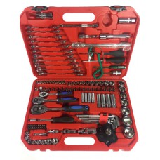 Універсальний набір інструменту 1/4", 3/8" та 1/2", 120 пр. 1-E1006