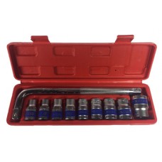 Набір 6 гр. головок з воротком 1/2'' ShiningBerg 1-E1007