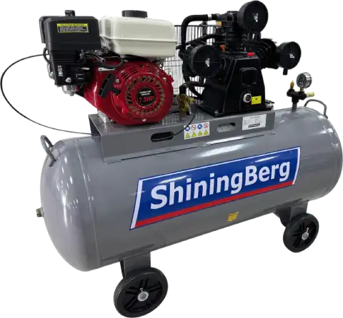 Компрессор поршневой бензиновый 200 л (360 л/мин) 5 кВт, ShiningBerg 080120265
